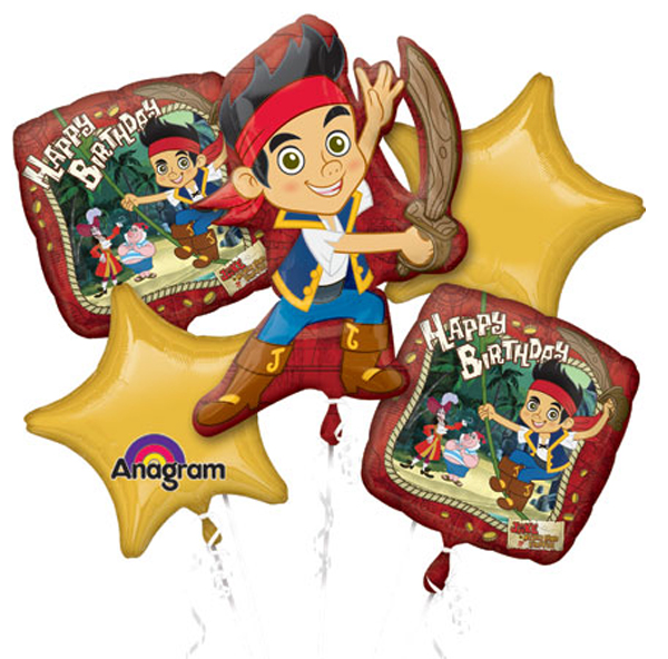 Jake and the Neverland Pirates Balloon Bouquet